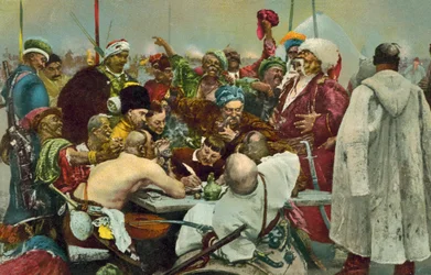 Respuesta de los cosacos de Zaporozhia al sultán Mehmed IV del Imperio Otomano